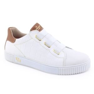 Champion Pegada Cuero Blanco Mujer 219001