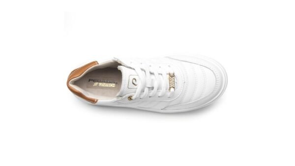 Champion Pegada Cuero Mujer Blanco 211201 - Imagen 4