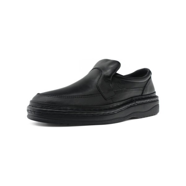 Zapato Lombardino Cuero Hombre Negro 9805 - Imagen 2