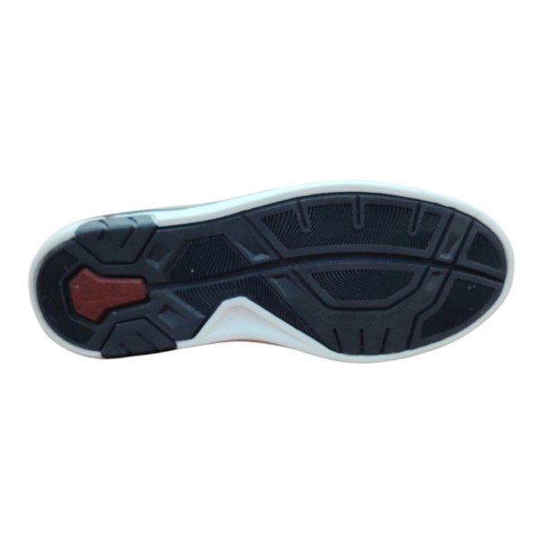 Zapatilla Cuero Hombre Pegada Gris - Imagen 4