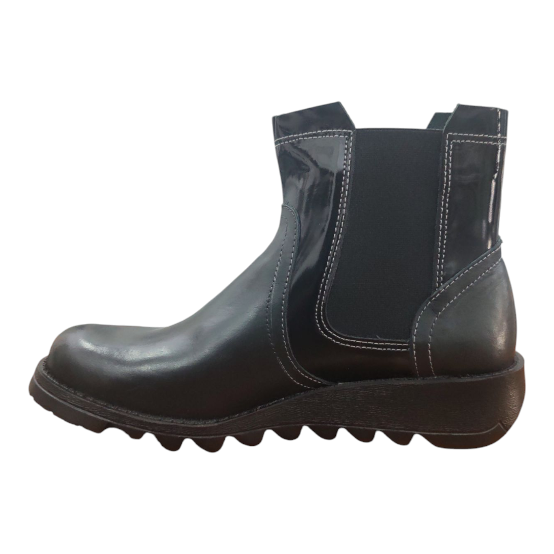 Bota Lombardino Cuero Negro Dama - Imagen 3