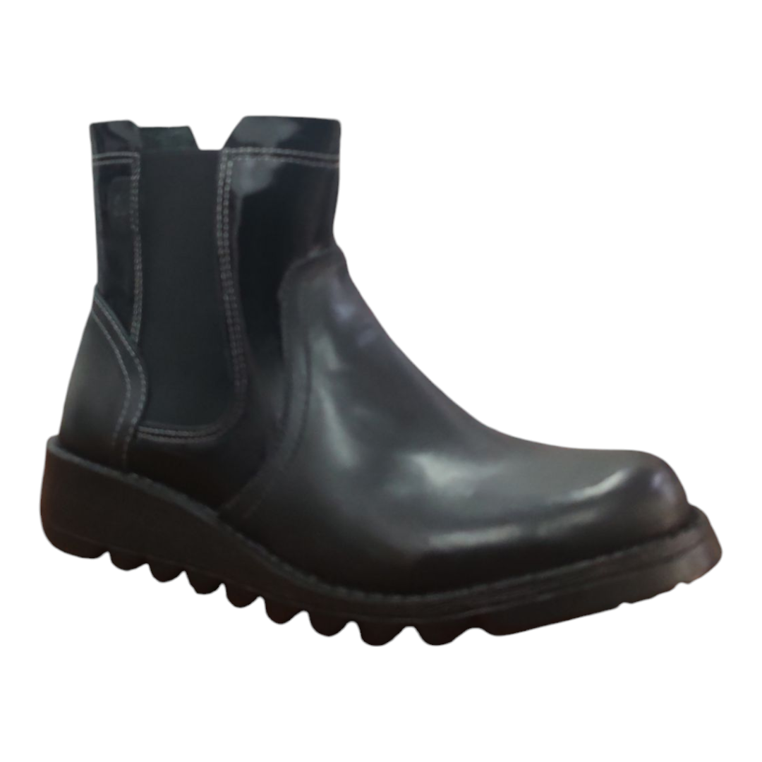 Bota Lombardino Cuero Negro Dama - Imagen 2