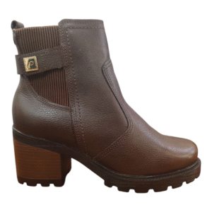 Bota Pegada Cuero Dama Marron 281309