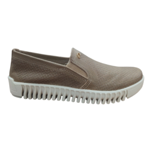 Zapatilla Pegada Cuero Mujer 210504