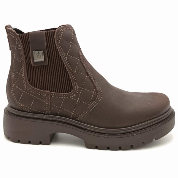 Bota Pegada Cuero Dama Marron 282405
