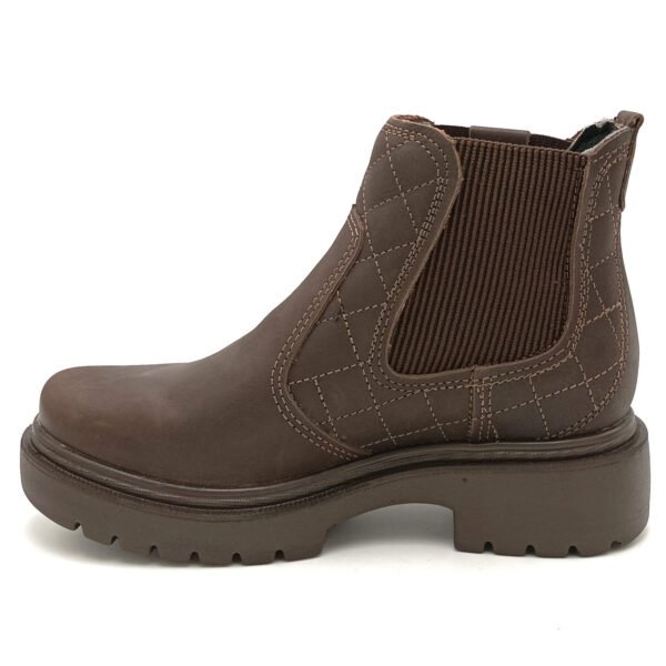 Bota Pegada Cuero Dama Marron 282405 - Imagen 3