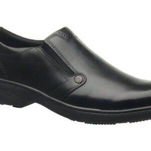 Zapato Pegada Cuero Hombre Negro 121272