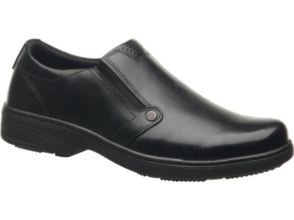 Zapato Pegada Cuero Hombre Negro 121272
