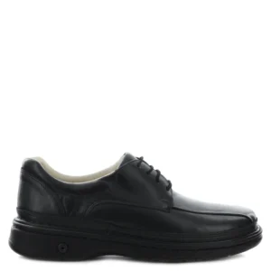 Zapato Lombardino Cuero Hombre Diabetico Negro 2823