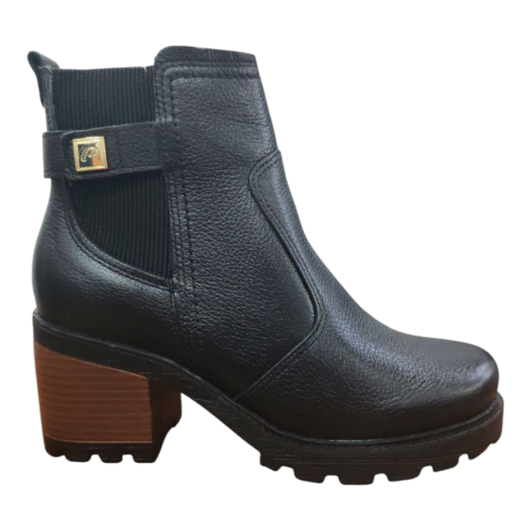 Bota Cuero Pegada Mujer 281309
