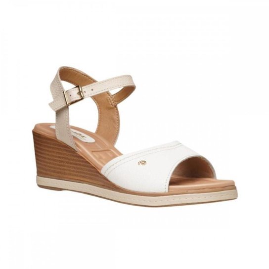 Sandalia Pegada Cuero Blanco 233952 - Imagen 2