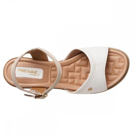 Sandalia Pegada Cuero Blanco 233952 - Imagen 4